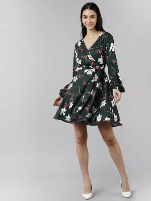 women floral printed dress 1