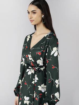 women floral printed dress 2