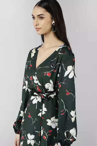 women floral printed dress