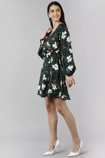 women floral printed dress