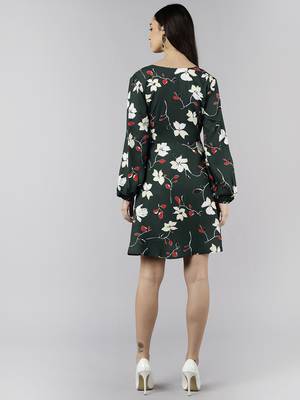 women floral printed dress 4