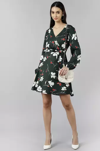 women floral printed dress