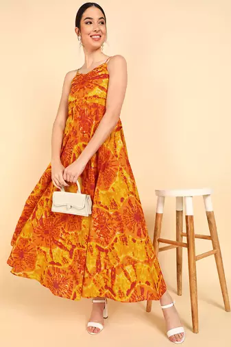 cotton dyed dress