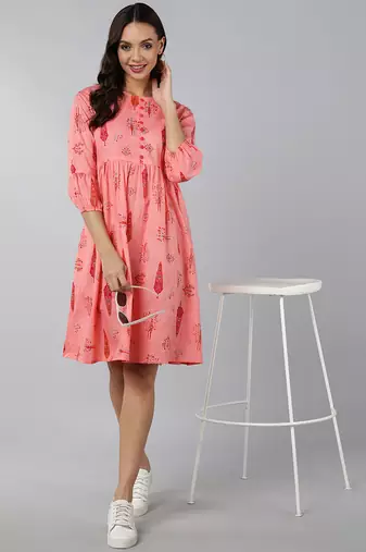 cotton printed dresses