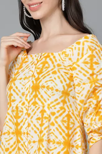 cotton dyed a line dress