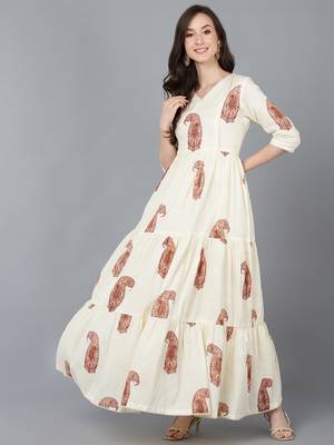 women cotton printed dress 1