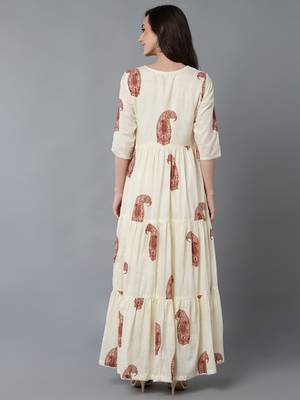 women cotton printed dress 4
