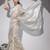 Perfect Celebration Shiny Organza Saree With Shimmering Jhumkas/Latkan With Matching Blouse.