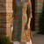 women green cotton ethnic motifs printed straight kurta