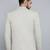 SHOWOFF Men's Notched Lapel Grey Self Design Blazer