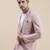 SHOWOFF Men's Solid Notched Lapel Pink Open Front Blazer