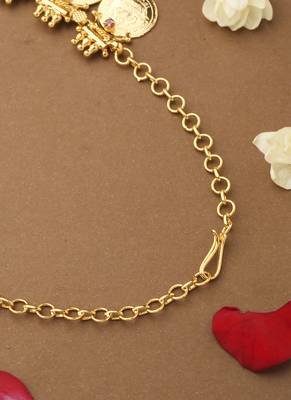 Necklace Set with Laxmi Motif and Gold Coins 4