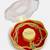 Nvr unisex set of 2 multicolor gold-toned radha krishna beaded bhaiya bhabhi rakhi with roli chawal