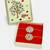 Nvr unisex set of 2 gold kundan-studded bhaiya bhabhi rakhi set with roli chawal