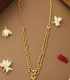 Dual Layered Gold Beaded Necklace