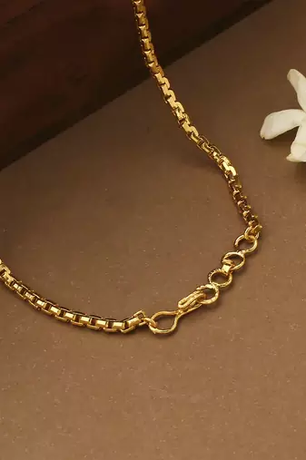 Dual Layered Gold Beaded Necklace