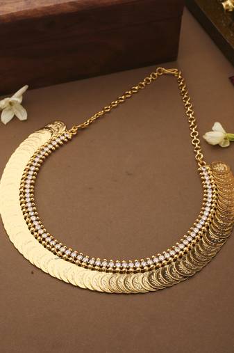 Gold Plated Motif Necklace