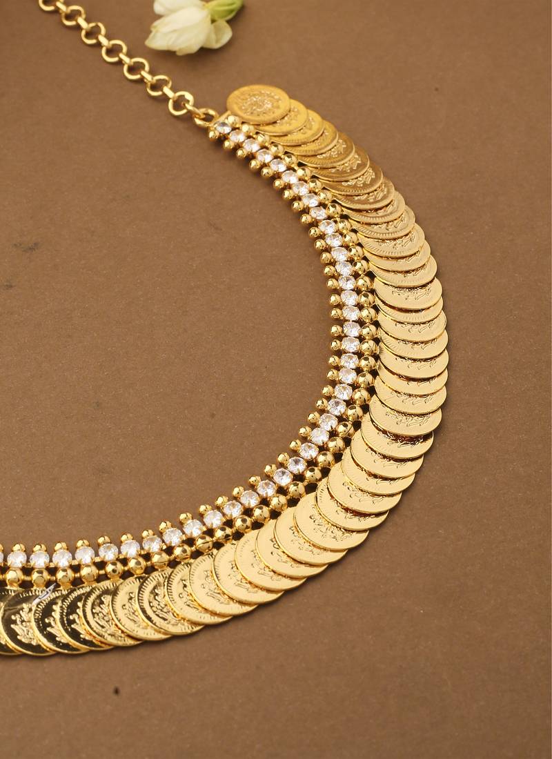 Gold Plated Motif Necklace