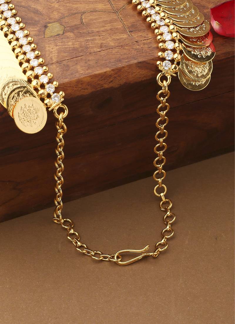 Gold Plated Motif Necklace
