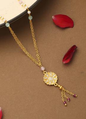 Floral Shaped Multicolour Necklalce 1