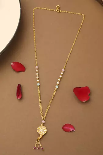 Floral Shaped Multicolour Necklalce