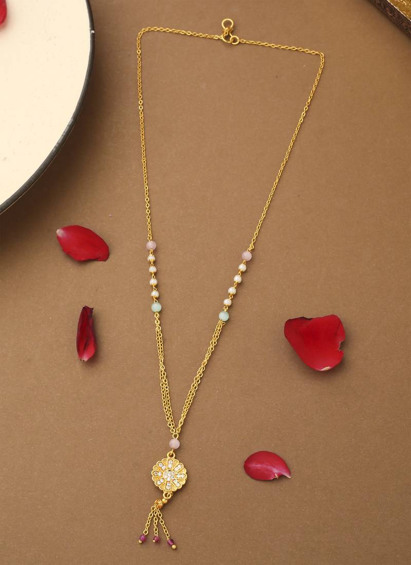 Floral Shaped Multicolour Necklalce