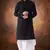 Men's cotton blend black dhoti kurta set