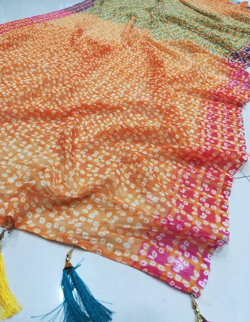 SPLENDID WHITE SEQUINS EMBROIDERED GEORGETTE FOR FESTIVALS SPECIAL LEHENGA