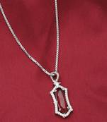 American Diamond Red Stone Necklace