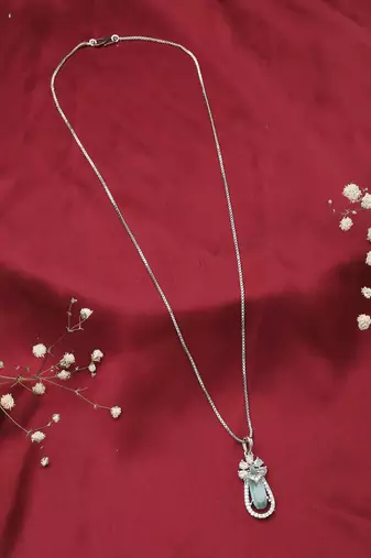 Sea Green Stone Necklace