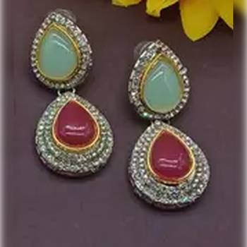  Tradtional Gold Plated Bridal Kundan Choker Wedding Earring Necklace Jewellery Set 2