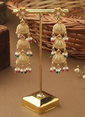 Antique Jewellery Designer Party Wear Earrings 2