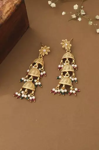 Antique Jewellery Designer Party Wear Earrings