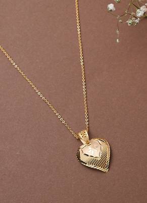 Heart-Shaped Necklace Set with Matching Earrings 1