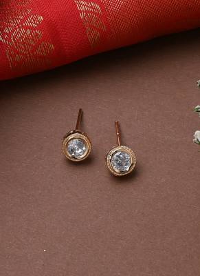 Elegant Gold-Toned Kundan Necklace Set 4