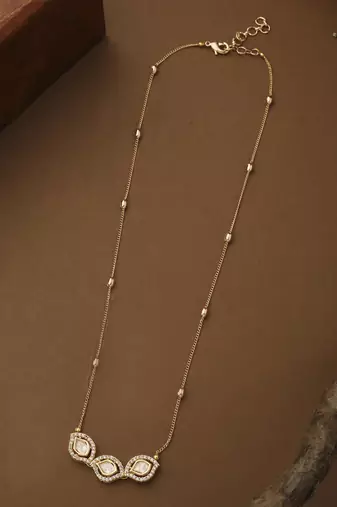 Kundan Necklace Set For Festive Occasion