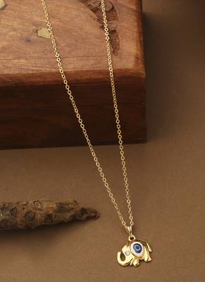 Evil Eye Elephant Pendant 2