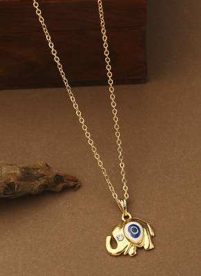 Evil Eye Elephant Pendant 1