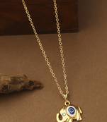 Evil Eye Elephant Pendant