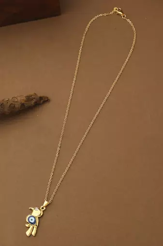 Evil Eye Bird Pendant