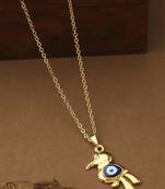 Evil Eye Bird Pendant
