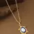 Evil Eye Turtle Pendant