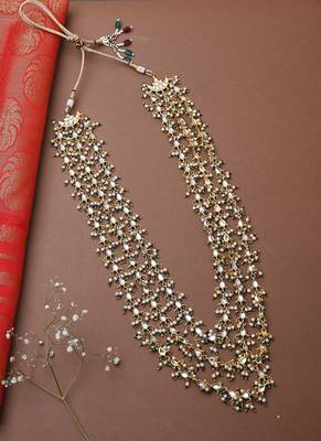 3 Layered Long Necklace Set With Earrings 2