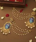 Krishna Motif Ear Chain