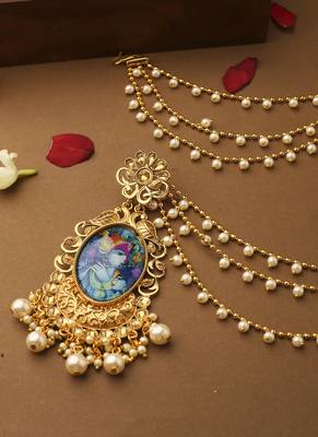 Krishna Motif Ear Chain 4