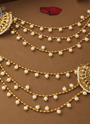 Ram-Sita Motif Ear Chain 2