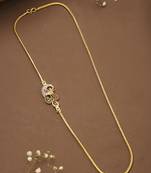 Swan Yellow Gold Necklace