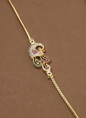 Swan Yellow Gold Necklace 2
