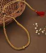 Gold Plated Ball Chain Necklace