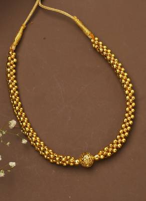 Gold Plated Ball Chain Necklace 2